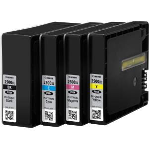 Ink Cartridge - Pgi-2500xl Black And Tri-colour Bk/c/m/y High Capacity Multipack