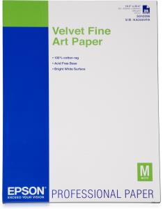 Velvet Fine Art Paper A2 25sheets (c13s042096)