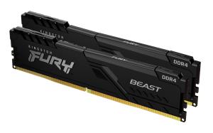 16GB Ddr4 3600MHz Cl17 DIMM (kit Of 2) Fury Beast Black