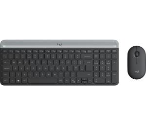 Slim Wireless Keyboard And Mouse Combo Mk470 - Graphite - Azerty French