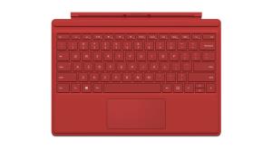 Surface Pro 4 Type Cover - Red - Azerty French