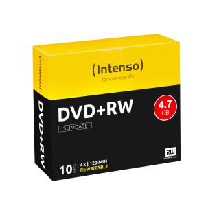 DVD+r 4.7GB 4x(10) Slim Case Rewritable