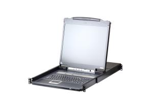 LCD KVM Over Ip Switch Cl5708im 8-port 17in Ps/2-USB Vga With Daisy-chain Port Qwerty Int'l