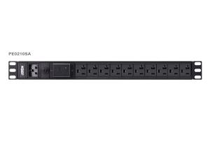 10-outlet 1u Basic Pdu With Surge Protection (16a) (10x C13)
