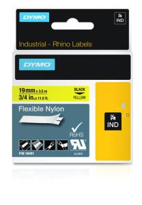 Flexible Nylon Tape Yellow 19mm