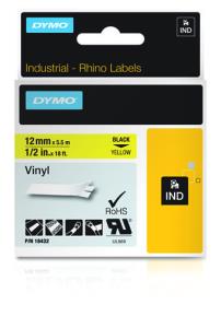 Tape Permanent Vinyl Yellow 12mm