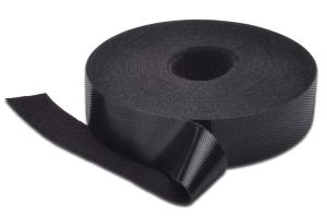 Velcro Tape, 20 mm wide for structured cabling 10m roll, color black