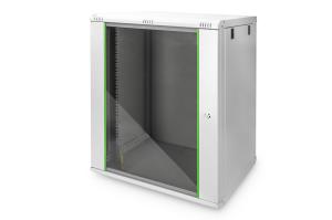 Wall mounting cabinet - 16U - Dynamic 789x600x450mm, White (RAL 7035)