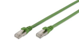 Patch cable - CAT6a - S/FTP - Molded - 10m - Green