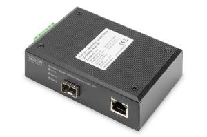 Industrial Gigabit Media Converter 10/100/1000BaseT to 1000Base-X SFP