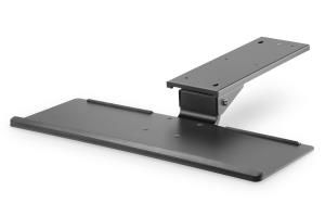 Under-Desk Keyboard Tray, tilt/swivel, 2 kg. max Black