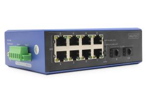 Industrial 8+2 -Port Gigabit Ethernet PoE Switch 8 Port GE PoE RJ45 2 GE SFP Port