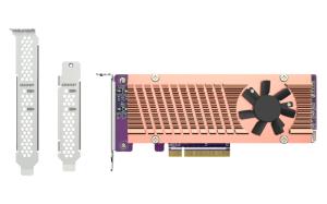 Dual M.2 Pci-e SSD Exp Card Pci-e Gen3 X8 Host Interface