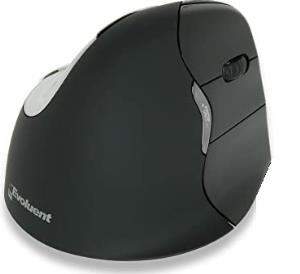 Evoluent Vertical Mouse 4 Bluetooth Black - Right Handed With Dongle USB