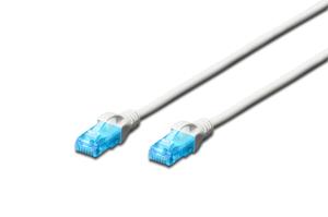 Patch cable Copper conductor - CAT6a - U/UTP - Snagless - 50cm - Grey