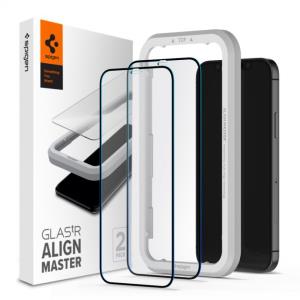 iPhone 12 Pro / iPhone 12 AlignMaster Full Coverage Tempered Glass 2-pk