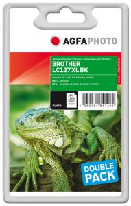 Compatible Inkjet Cartridge - Double Pack Black 2x1200 Pages 2x28ml (lc127xl)