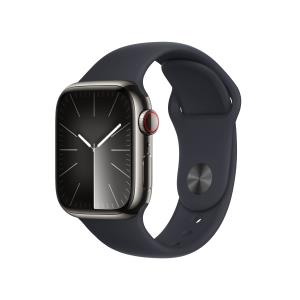Watch Series 9 Gps + Cellular 41mm Graphite Stainless Steel Case With Midnight Sport Band S/m