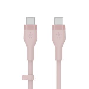 Boost Charge USB-c To USB-c 2.0 Silicon 1m Pink
