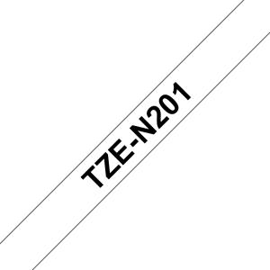 Tape 3.5mm Non Lami Black On White (tze-n201)