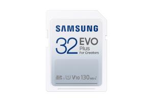 Sd Evo Plus - 32GB - Flash Card - U3, V30 , 130mb/s - White