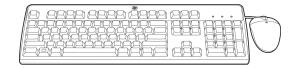 HP USB BFR with PVC Free Keyboard/Mouse Kit SE