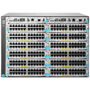 Switch 5412R zl2, 96 10GbE ports or 288 autosensing 10/100/1000 ports or 288 mini-GBICs