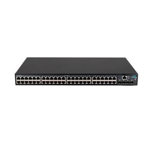 FlexNetwork 5140 48G 4SFP+ EI Switch, (48) RJ-45 autosensing 10/100/1000 ports, (4) SFP+ fixed 1000/10000 SFP+ ports