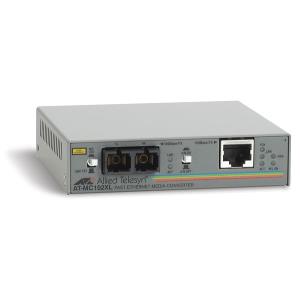 At-mc102xl 100base Tx To 100base Fx Fast Ethernet Media Converter 2km With Sc Fiber Connector (at-mc102xl-60)