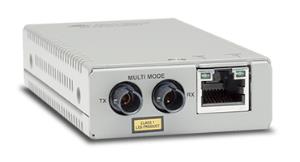 TAA 10/100TX to 100X/ST Single Mode Mini Media & Rate Converter