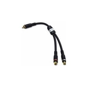 Velocity Audio Adaptor Rca (m) - Rca (f) - Double Shielded Twisted Pair