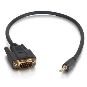 Velocity Db9 Male To 3.5mm Male Adapter Cable 0.5m