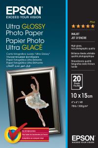 Paper Photo Ultra Glossy 10x15cm 20-sheet 2-pk (c13s041926bh)