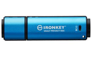 Ironkey Vault P 50c - 8GB USB Stick - USB C - FIPS 197 Xts-aes 256-bit Encryption
