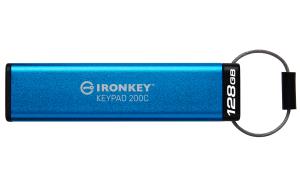 Ironkey Keypad 200c - 128GB USB Stick - USB 3.2 / USB-c - FIPS 140-3 Level 3 (pending) - Aes 256-bit Encrypted