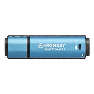 Ironkey Vault Privacy 50 - 32GB USB Stick - USB 3.2 - Aes 256-bit Encrypted Cologo