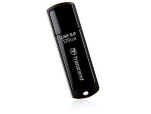 Jetflash 700 - 128GB USB Stick - USB 3.0 - Black