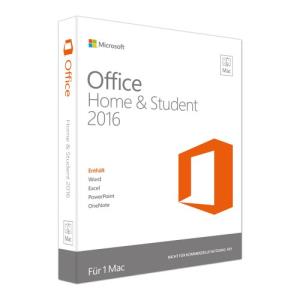 Office Home And Student 2016 For Mac - 32bit/64bit - Medialess Pack - German