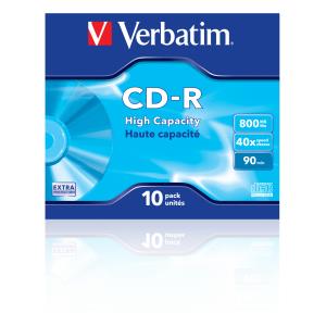 Cdr Recorder Media 800MB 40x Datalife 10-pk With Jewel Case