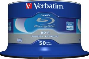 Bd-r Sl Datalife 25GB 6x 50pack Spindle No Id