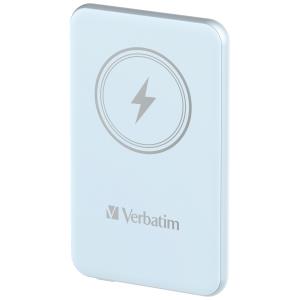 Charge 'n' Go Power Bank 5000mAh Magnetic Wireless Charging - Blue