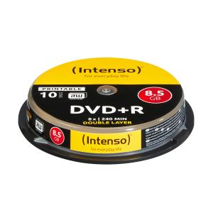 DVD+r 8.5GB 8x Dl Printable 10-pk