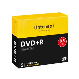 DVD+r 8.5GB 4x(5) Jewel Case