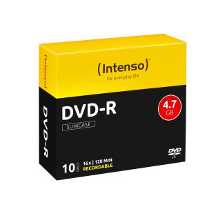 DVD-r 4.7GB 16x(10) Slim Case