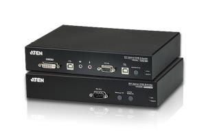 DVI Optical Fiber KVM Extender (20km)