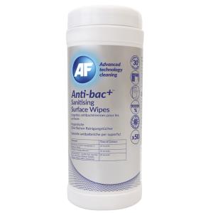 Anti-bac+ (50) Dispenser Surface Wipes