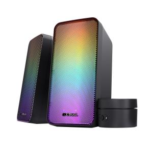 Gaming Speaker Set Gxt 611 Wezz RGB Illuminated - 3.5mm - Wired - Black