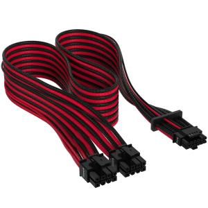 Premium Individually Sleeved 12+4pin Pci-e Gen 5 12vhpwr 600w Cable Type 4 Black/red