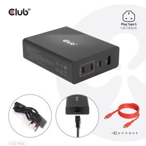 Travel Charger 132w Gan Technology Four Port USB Type-a And -c Power Delivery(pd) 3.0 Support