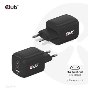 Travel Charger 65w Gan Technology Type-a(1x) And -c(2x) Power Delivery(pd) 3.0 Support